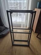 IKEA ENHET Korpus szafki z półkami, antracyt, 40x15x75 cm