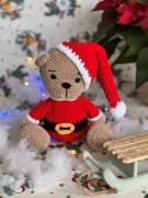 Pluszowy miś Mikołaj przytulanka zabawka pluszak