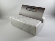 Wizytownik, stojak na wizytówki / telefon marmur