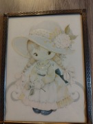 Piękny obrazek dziewczynki.