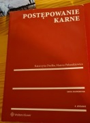 Książka postępowanie karne, stan bardzo dobry