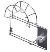 WIESZAK na rurę od odkurzacza Ikea szary metalowy 