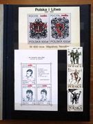 Znaczki i bloczki Poczty Solidarność.