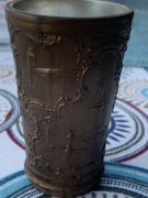 Warszawa, kubek ozdobny lata 70