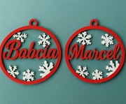 Bombki świąteczne personalizowane