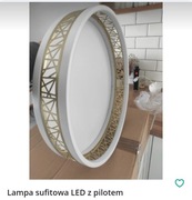 Lampa sufitowa LED z pilotem