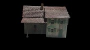 Model budynku wiejskiego.Skala: TT (1:120)