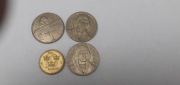 4 MONETY--10 ZŁOTYCH -MIKOŁAJ KOPERNIK-1968-69 + FAO 1971 +10 KRONOR 1991
