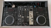 Konsoleta 2x Pioneer CDJ 350 + Denon DN-X600+ Case