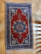 Wełniany ręcznie tkany perski dywan dywanik 93 X 160 cm