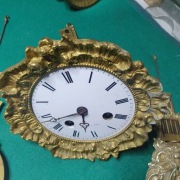 Sprawny mechanizm do zegara portykowego z brązu