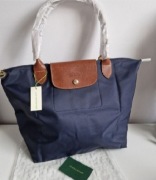 GRANATOWA torebka LONGCHAMP roz L