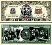 Lynyrd Skynyrd gwiazdy estrady banknot kolekcjonerski