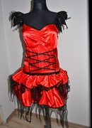 diablica wampirzyca sukienka strój kostium S/M