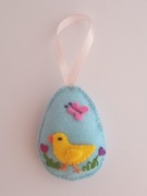 OZDOBA ŚWIĄTECZNA JAJKO WIELKANOC FILC HAND MADE