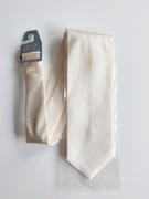 NEK krawat męski klasyczny jasny beż
