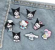 Nowy zestaw 8 przypinek igłowych Cinnamoroll,Kuromi, My Melody , Sanrio