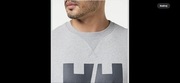Helly-Hansen Męska Logo Crew Sweat Bluza, Szary Melanż, XL