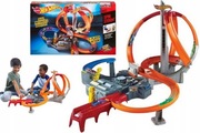 Hot Wheels Zestaw Tor samochodowy Zakręcony karambol+ autko CDL45 nowe