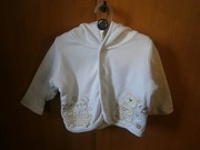 Biała bluza dziewczęca dwustronna rozmiar: 20 cm szerokość, 24 cm długość