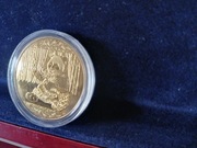 Złota moneta,  Panda - Replika