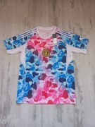 Limitowana koszulka Adidas x BAPE Camo Blue – NOWA z metką, Rozmiar S