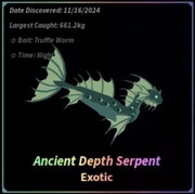 Fisch x1 Shiny Big Ancient Depth Serpent