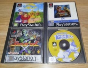 Zestaw 4 gier PSX Soulblade, Teletubbies, Donald,Jurassic park PlayStation 