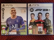 Zestaw 2 gier PS5 FIFA22 i F122 PL