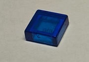 Lego 3070b płytka 1x1 przezroczysta niebieska - 4 sztuki !