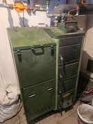 Piec sas ekogroszek + zasobnik 140L wraz z pompami i mieszaczem.