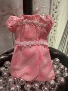Różowa sukienka dla lalki barbie