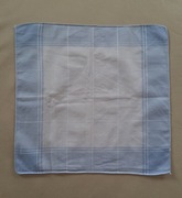 chusteczka do nosa kratka bawełna PRL