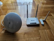 WiFi komplet wzmacniacz sygnału router karta sieciowa 