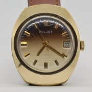 Zegarek Poljot 17 jewels, złocony