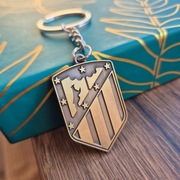 Brelok do kluczy Atletico Madryt La Liga Metal Brąz Prezent