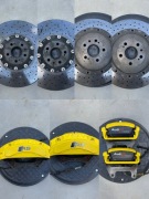 Komplet tarcze, zaciski, klocki Audi rs6/rs7 c7 przód i tył polift