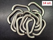 Uchwyty INOX do szafek, szuflad – 14 szt. – solidne