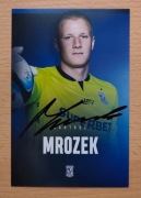Autograf oficjalna karta Lech Poznań 23/24 Bartosz Mrozek