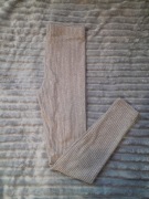 Shein Nowe prążkowane legginsy szare rozm.M
