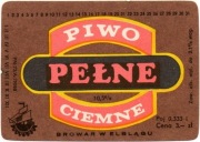 etykieta piwna - browar Elbląg