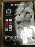 Etykiety samoprzylepne A4 EMERSON 100 ark 48,5 x16,9