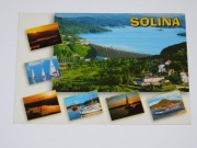 Solina, zapora, żaglówki, przystań, statek, zachód słońca, obieg 2004