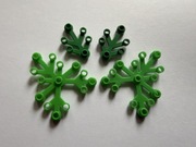 LEGO LIŚCIE 6x5 J ZIELONE 2417+4x3 ZIELONE 2423 4 szt