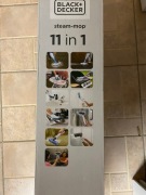 Mop parowy Black-Decker 1300W, 11 w 1, z rękawicą parow