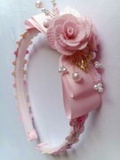 Opaska na głowę. Kolor: różowy