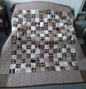 Narzuta-patchwork "Ładne kwiatki"