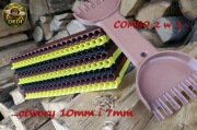 Formatki siedliskowe dla pszczoły Murarki / COMBO otwory 10mm i 7mm