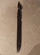 Afrykański, ręcznie robiony otwieracz do listów 