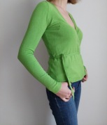 Sweter sweterek kopertowy roz. S Anda Fashion bawełna + wiskoza